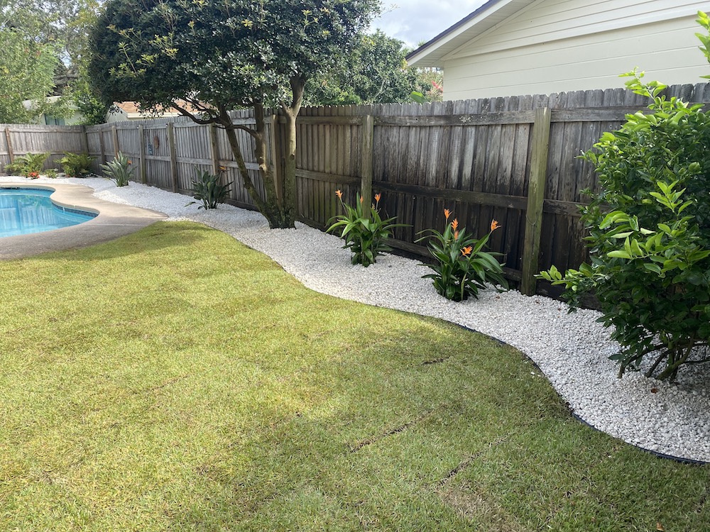 A perfectly manicured lawn with lush green grass