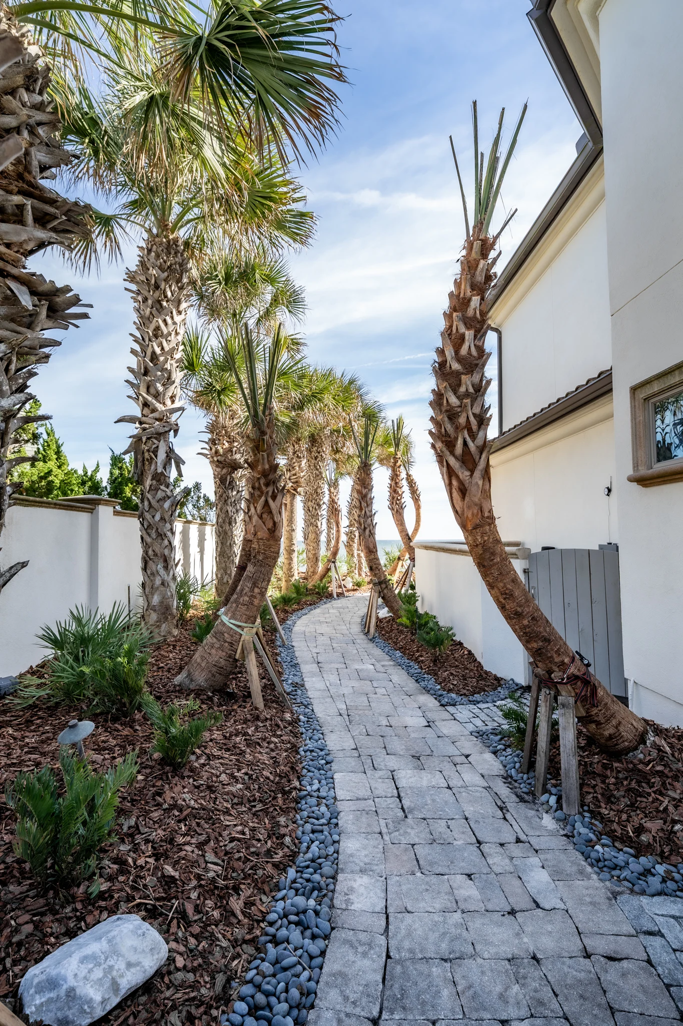Coastal Green Lawn Luxury estate landscape design near Jacksonville Beach and San Pablo Island