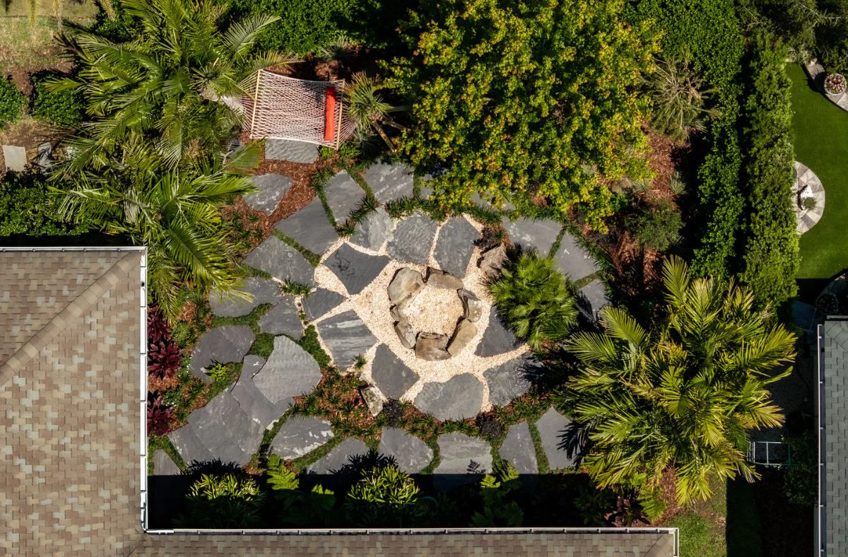 Fire Features 3 Smokeless fire pit and outdoor seating area for a refined Atlantic Beach backyard